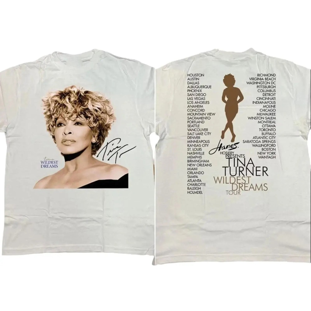 Tina Turner Wildest Dreams Tour 2 Sided